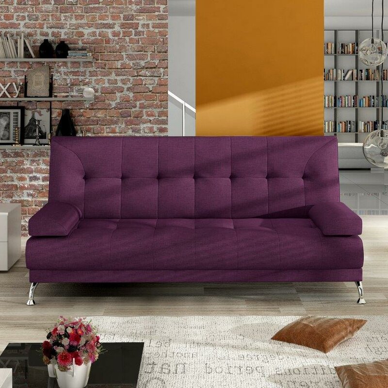 The Collection German Furniture Full 71.3" Tufted Back